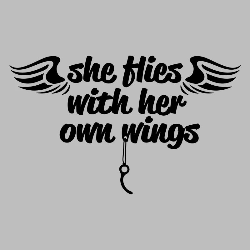 She flees ...