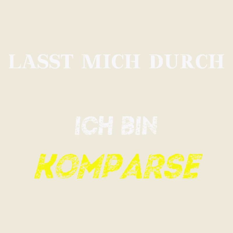 Lasst mich durch, ich bin Komparse! Geschenkidee
