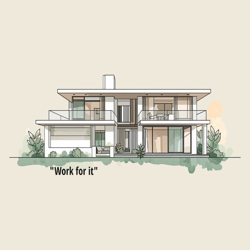 Contemporary Villa Linework