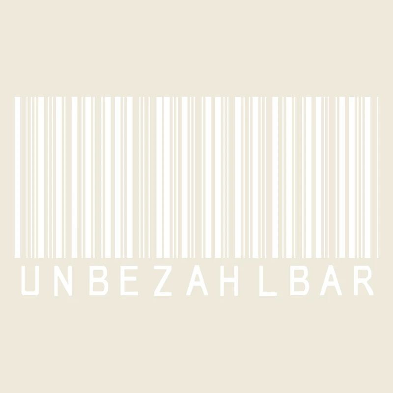 Barcode PRICELESS white