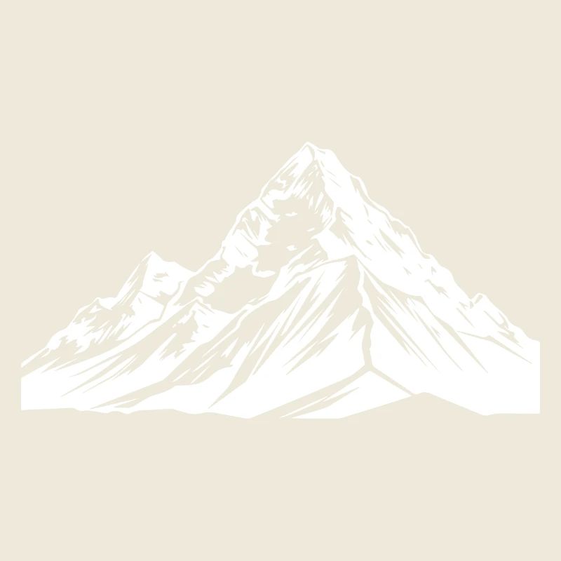 Symbol Berge Silhouette
