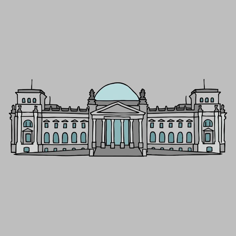 Palais du Reichstag à BERLIN c
