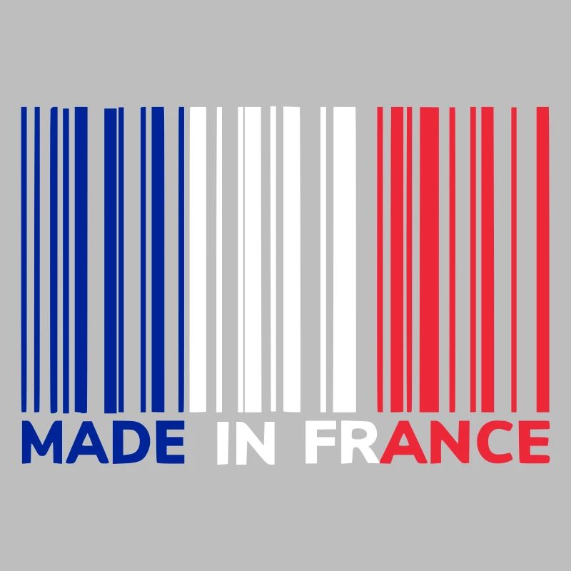 Barcode hergestellt in Frankreich