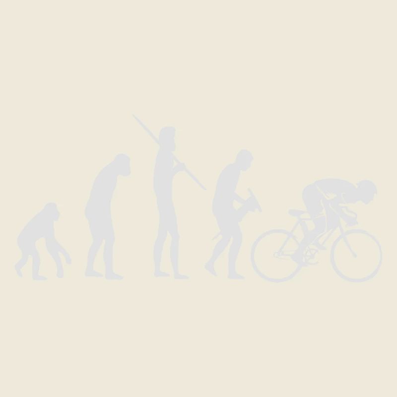 Cycliste vélo Evolution