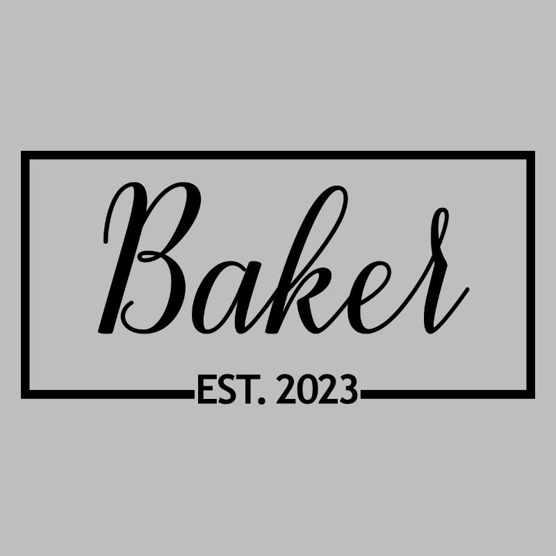 Baker Est. 2023 Backen Gebäck Future Baker Geschenk