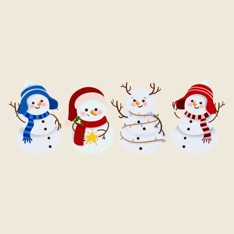 Schneemann. Weihnachtsgeschenk