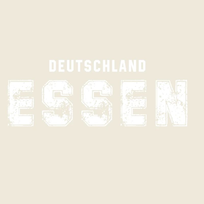 Germany Essen - Washed-out text design