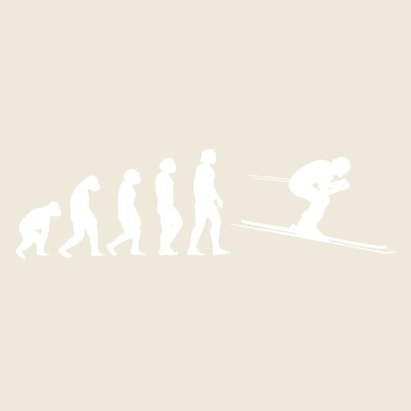 Skifahren Evolution