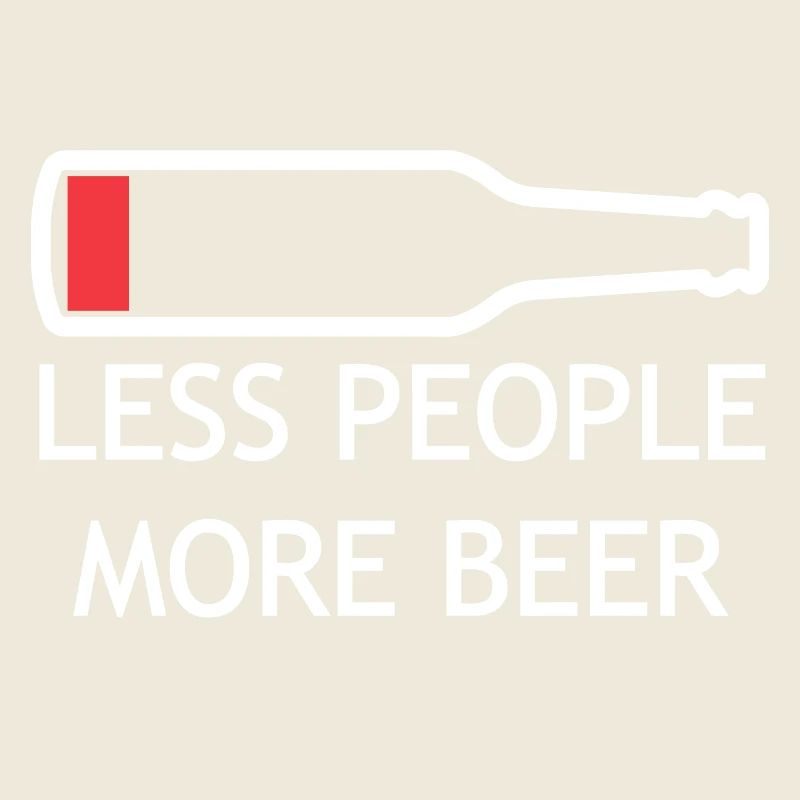 Moins de gens, plus de bière