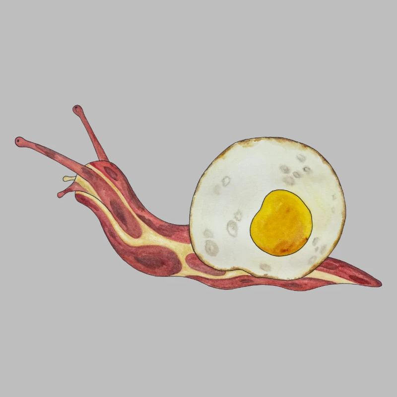 Bacon Roll Bacon and egg Fried Egg