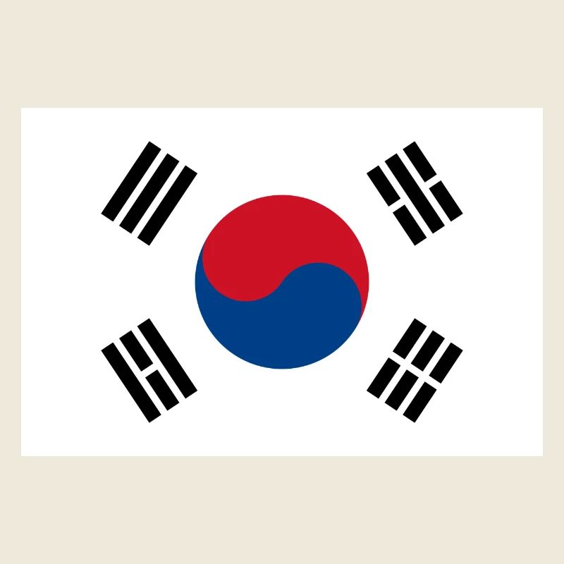 Drapeau de la Corée du Sud
