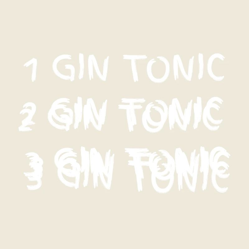 1 2 3 Gin and tonic writing drunk