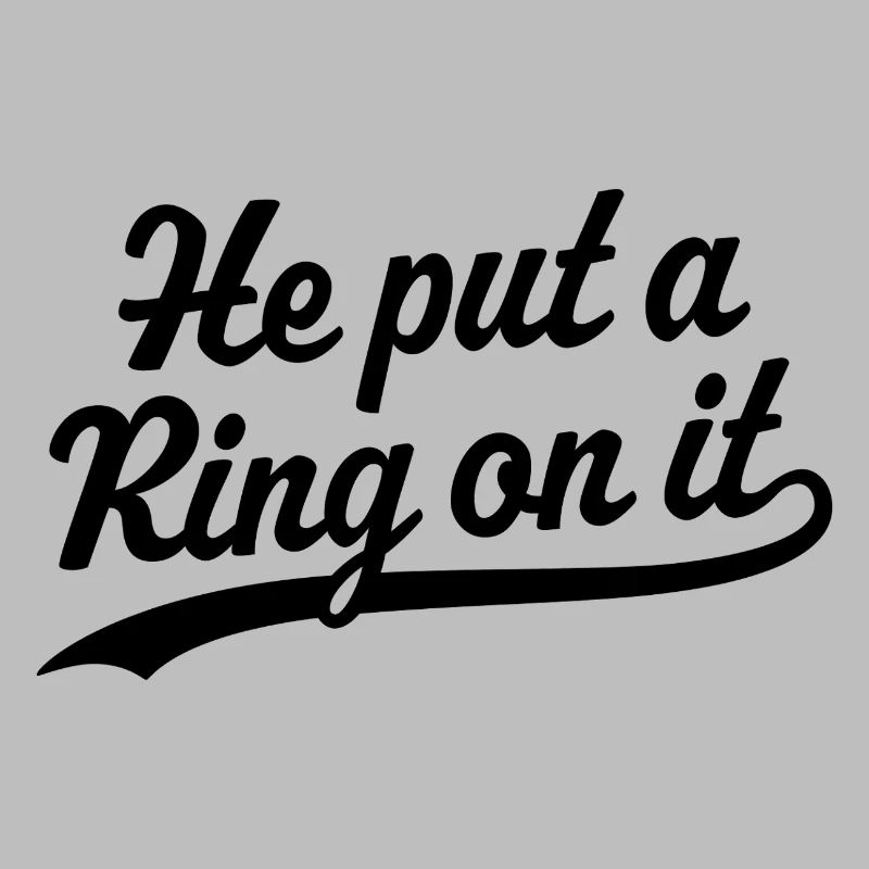 Er steckte einen Ring daran