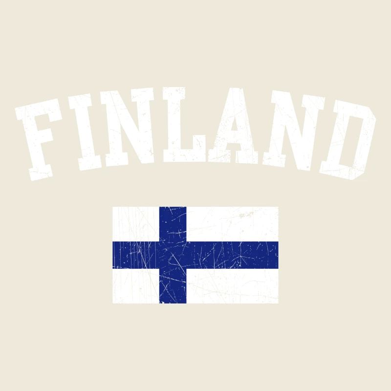 Typographie du drapeau en gras de la Finlande