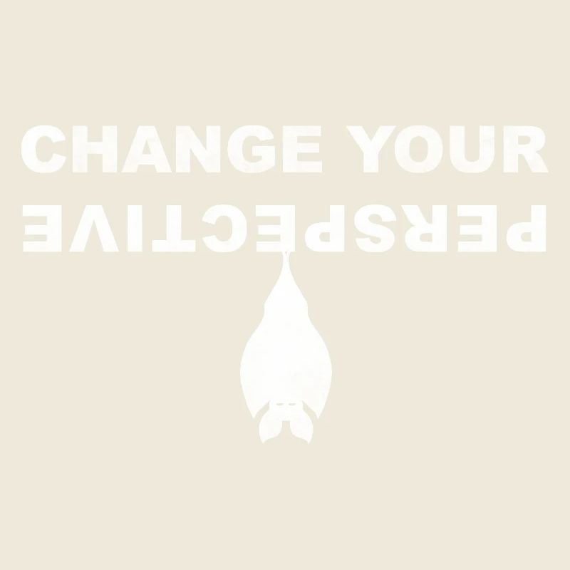 Change Your Perspective Bat Bat Mouse | White