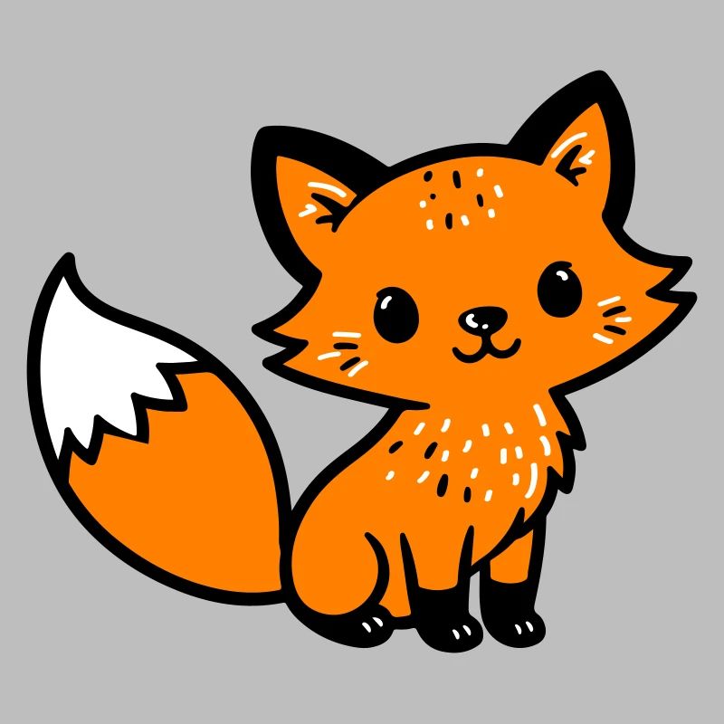 Fuchs Niedlich Comic