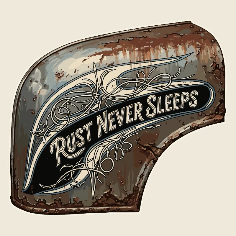 Rust Never Sleeps Metal Art