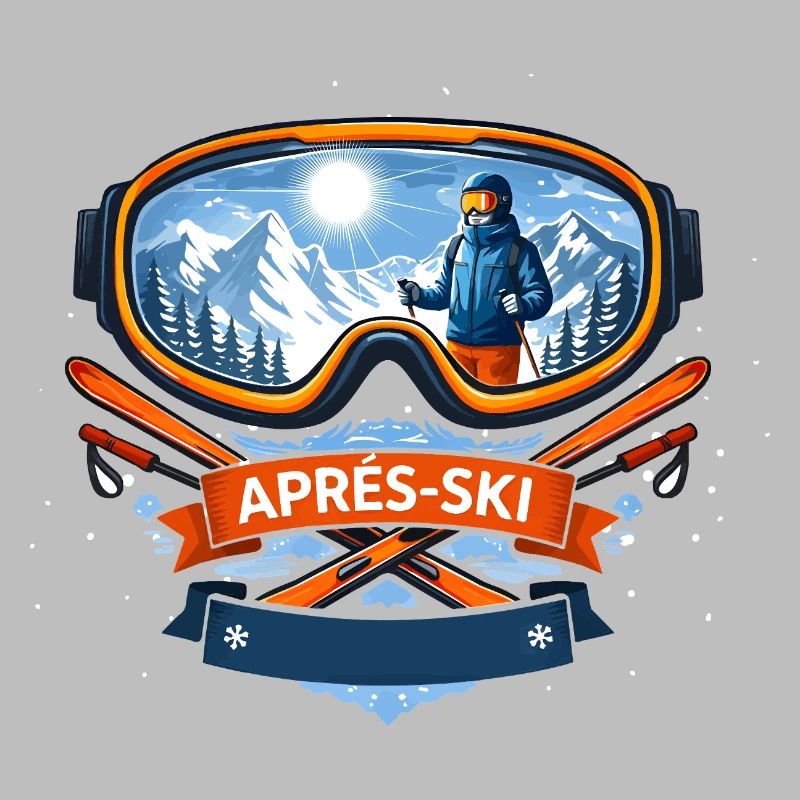 Apres Ski Comic Design