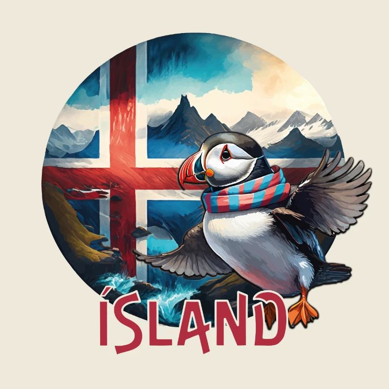Islande - Île - Macareux moine