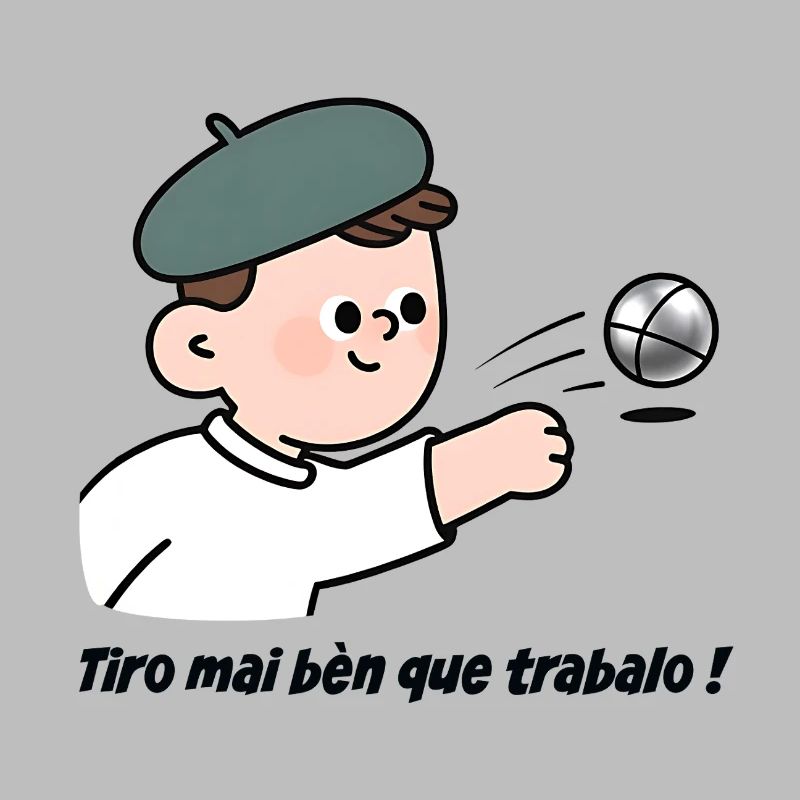 As a pétanque player, I shoot better than I work