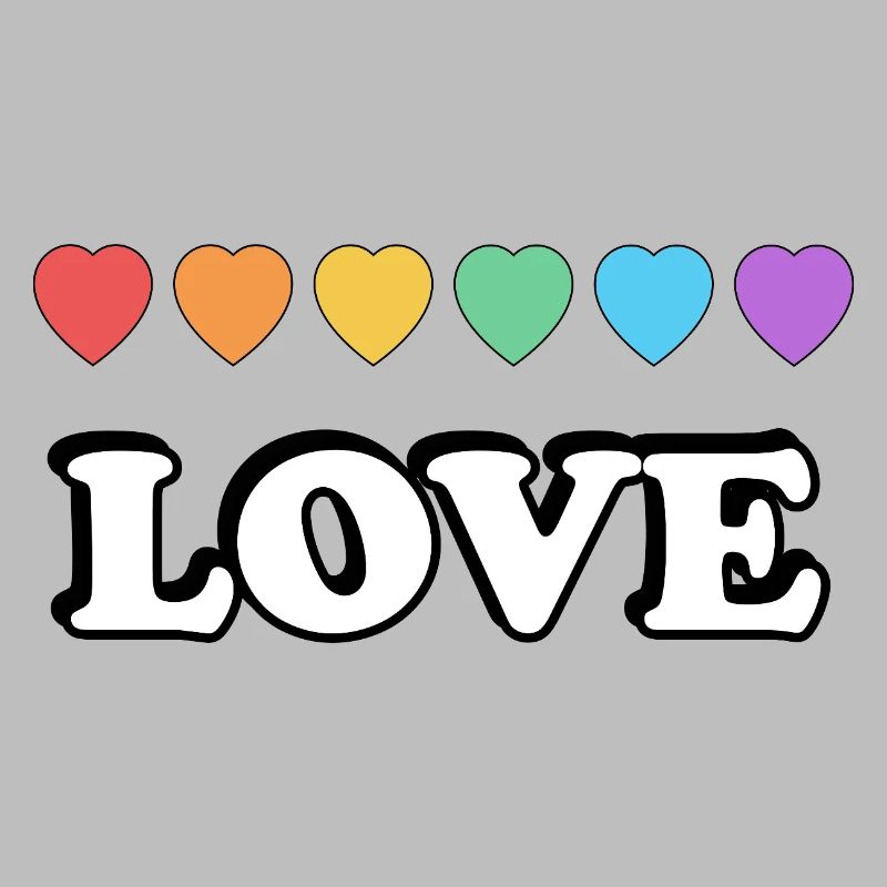 Liebe Regenbogenherzen