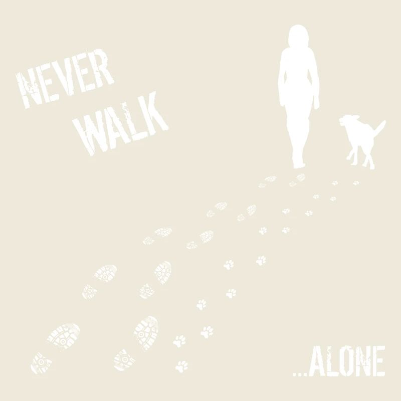 FRAU & HUND NEVER WALK ALONE