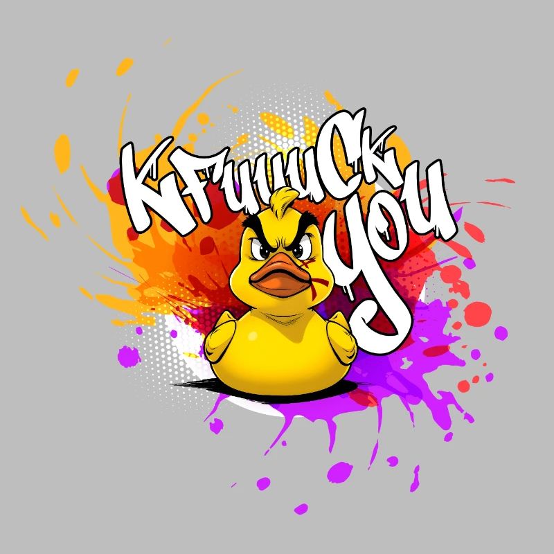 Graffiti Duck: Eine Explosion der Farben