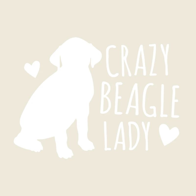 Dame folle beagle