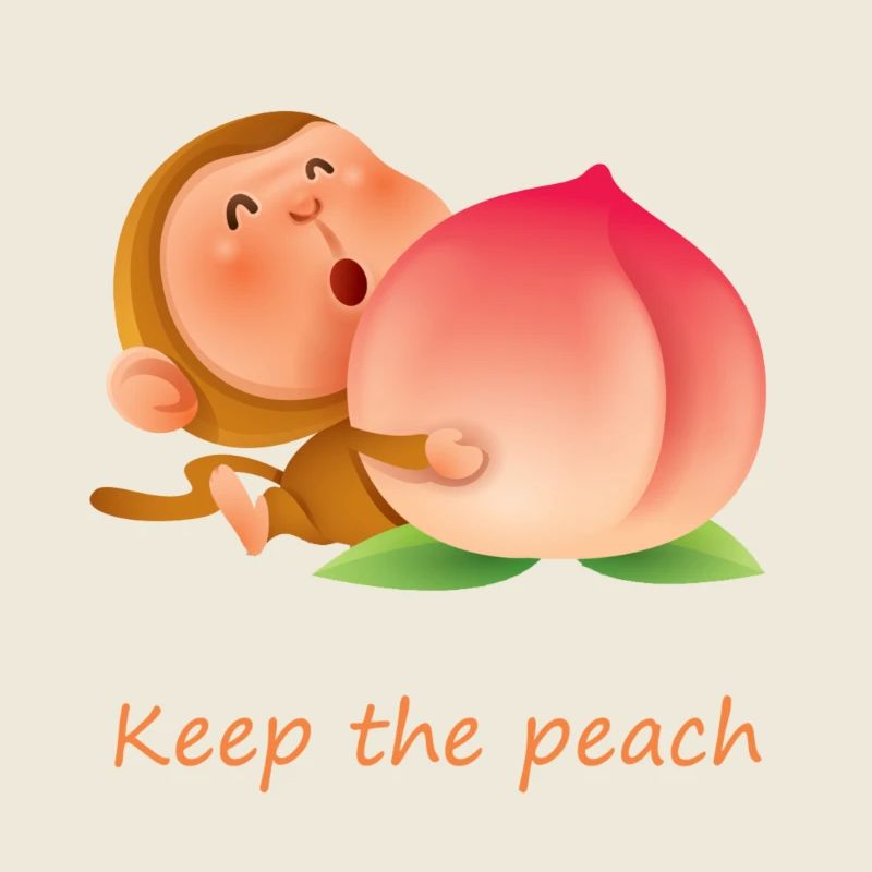 Monkey Keep the peach