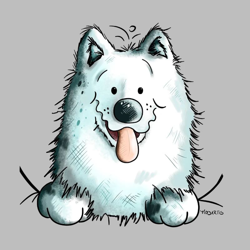 Cute Samoyed Dog