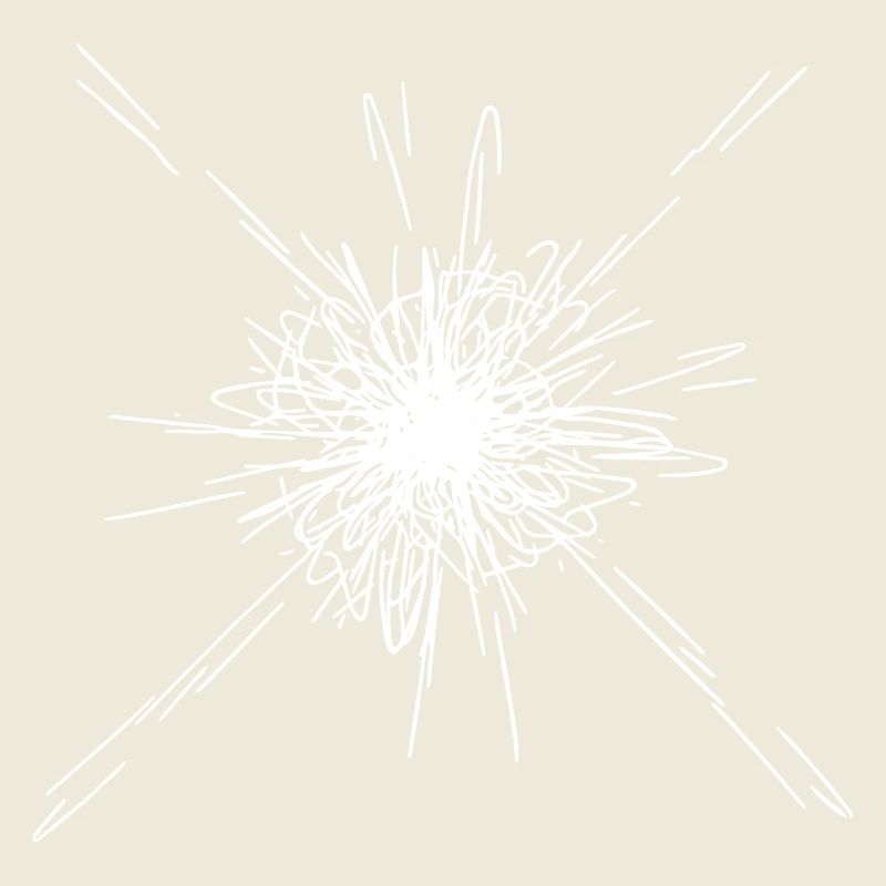 Mandala Explosion Linien Muster