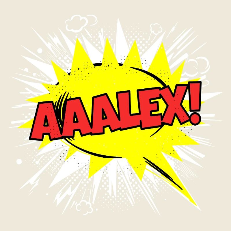 Alex Nom Funny Speech Bubble Aaalex !