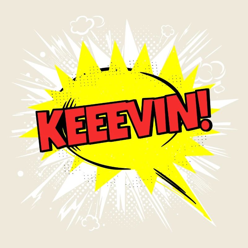 Kevin Nom Funny Speech Bubble Keeevin !
