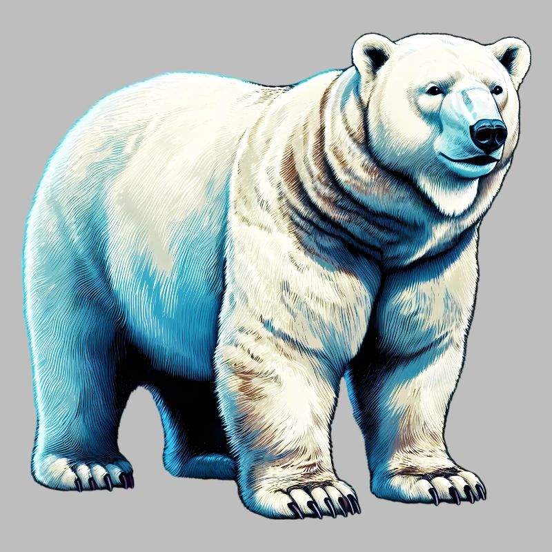 White polar bear