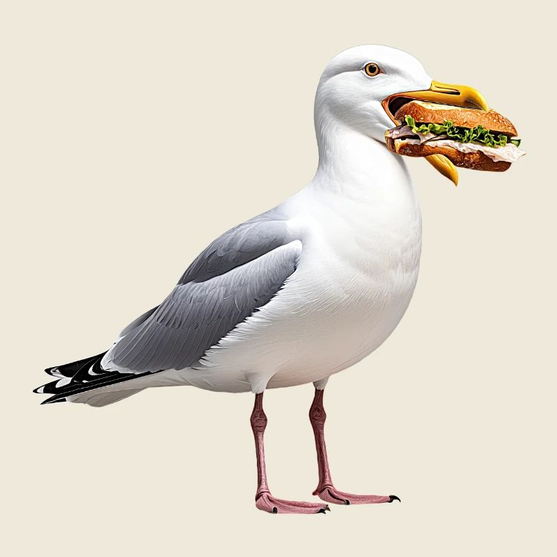Silbermoewe-mit-Fischbroetchen