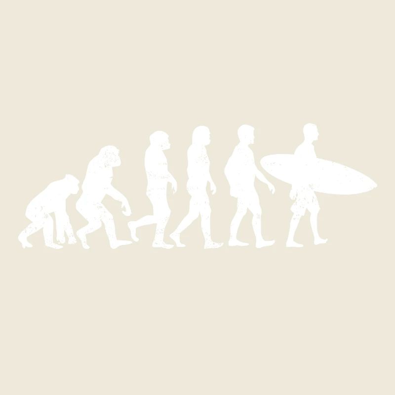 Surfer evolution surfing surfing wave gift
