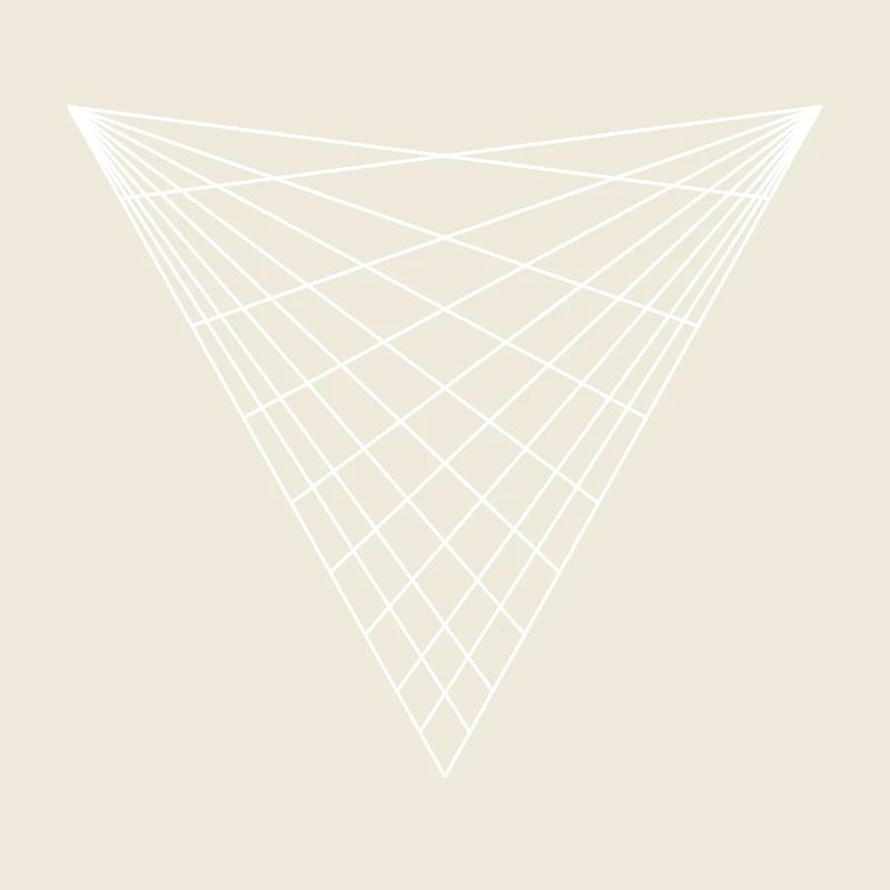 Sacred geometry / minimal hipster triangle symbol