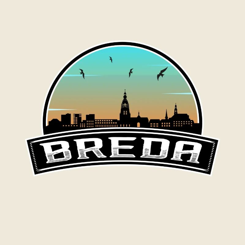 Breda Netherlands Skyline Dutch Souvenir