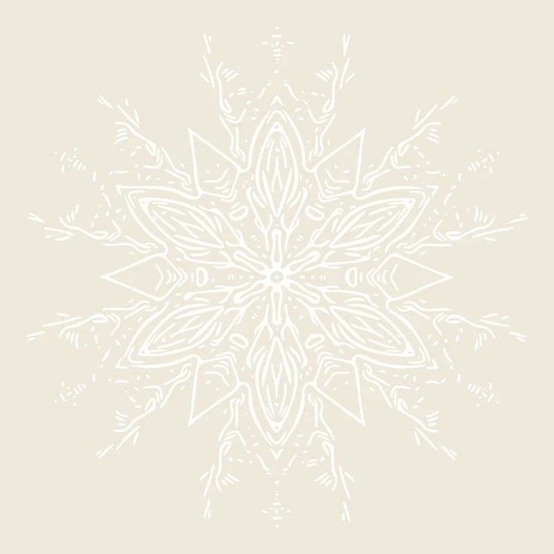 Mandala Flower Pattern Lines Forme abstraite