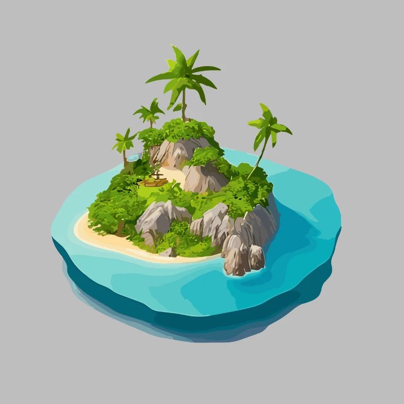 Island vectorized