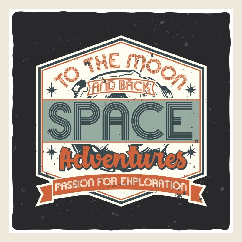 Panneau d’inspiration d’aventure spatiale