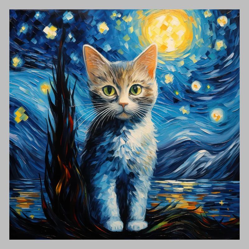 Chat, Motif De Chat