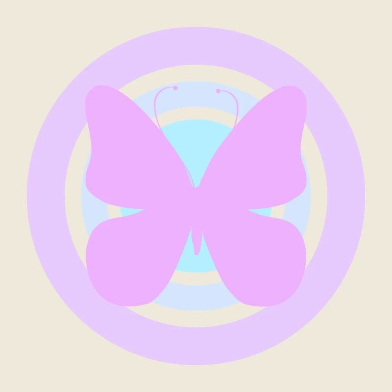 Papillon céleste violet