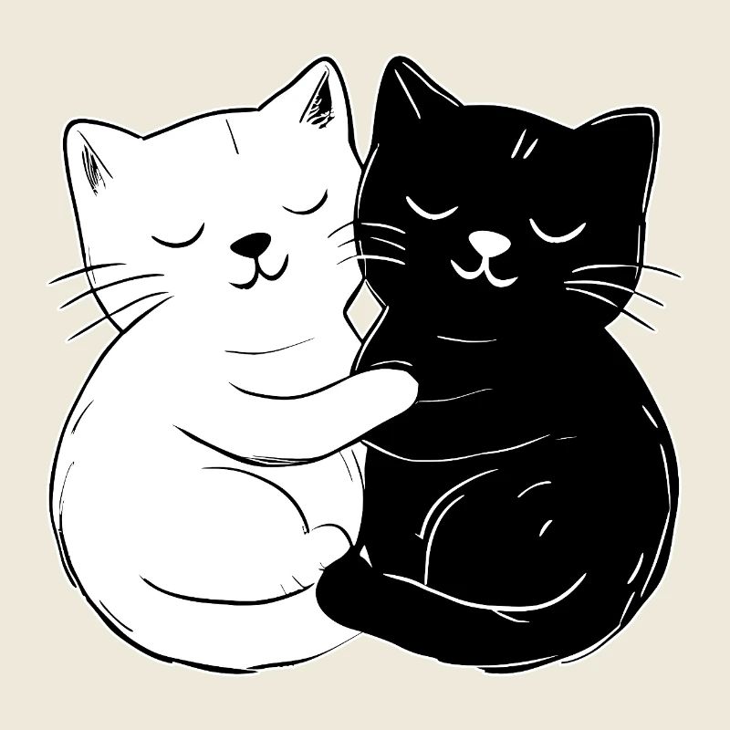 Chats mignons – simples et élégants