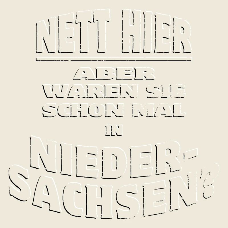 Nett Hier NIEDERSACHSEN Rundbogen embossed
