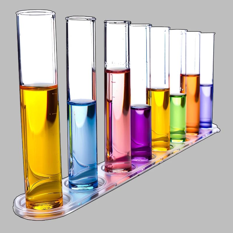 Rainbow Test Tubes Pattern