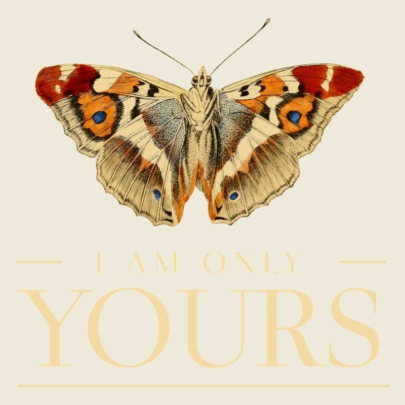 Conception de papillon coloré - Je ne suis qu’à toi