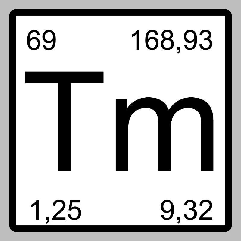 Conception des éléments de thulium