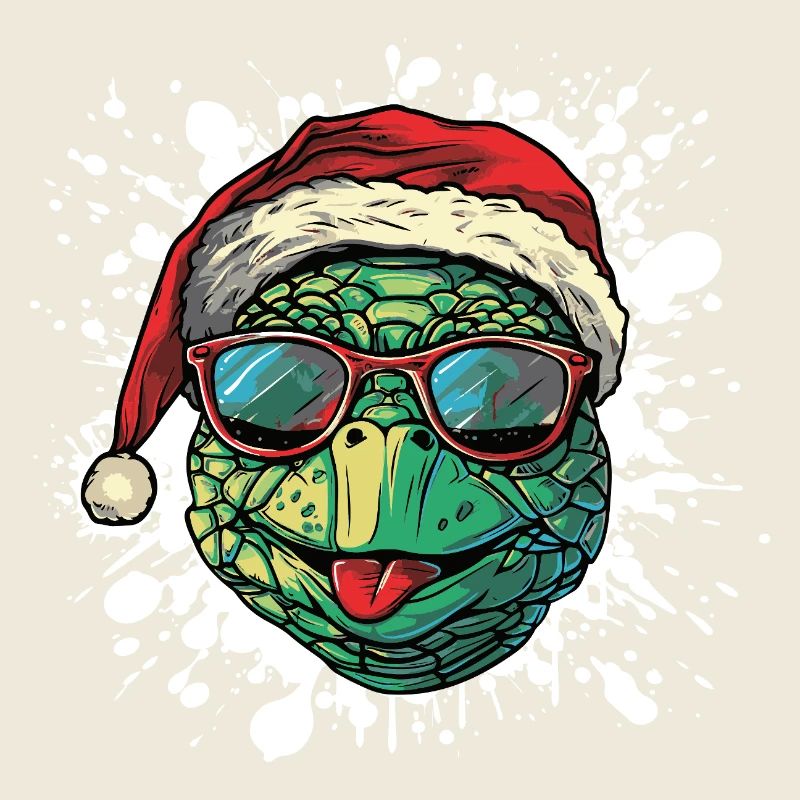 Turtle Christmas Funny