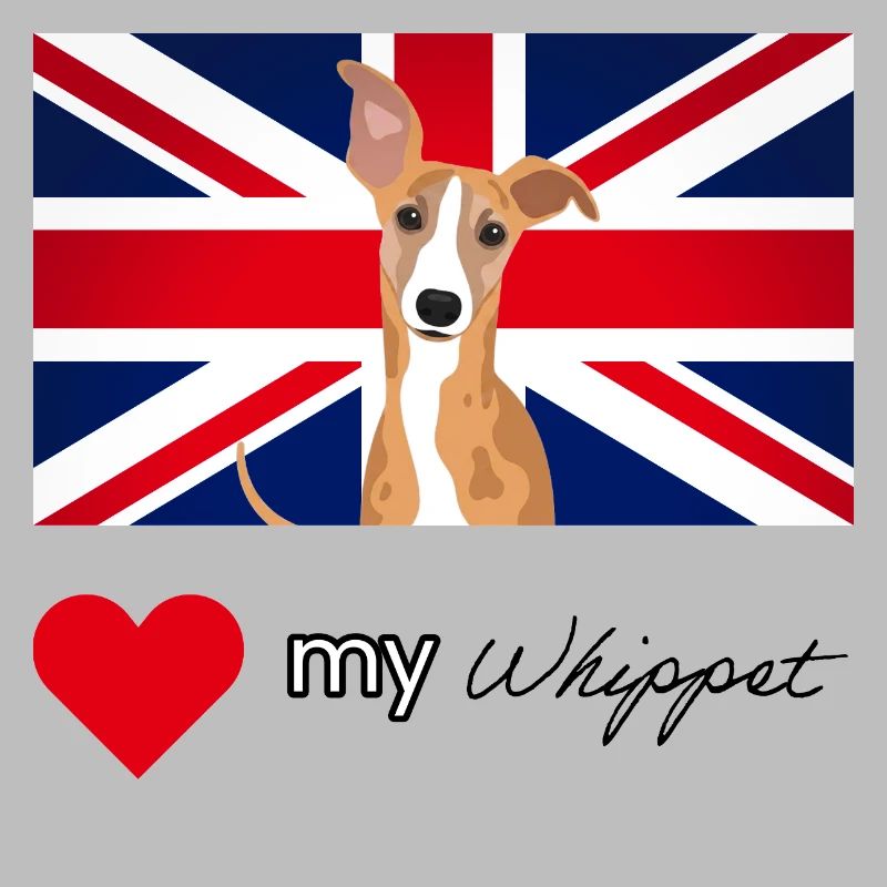 LUVMYWHIPPET (Black text, Vibrant)
